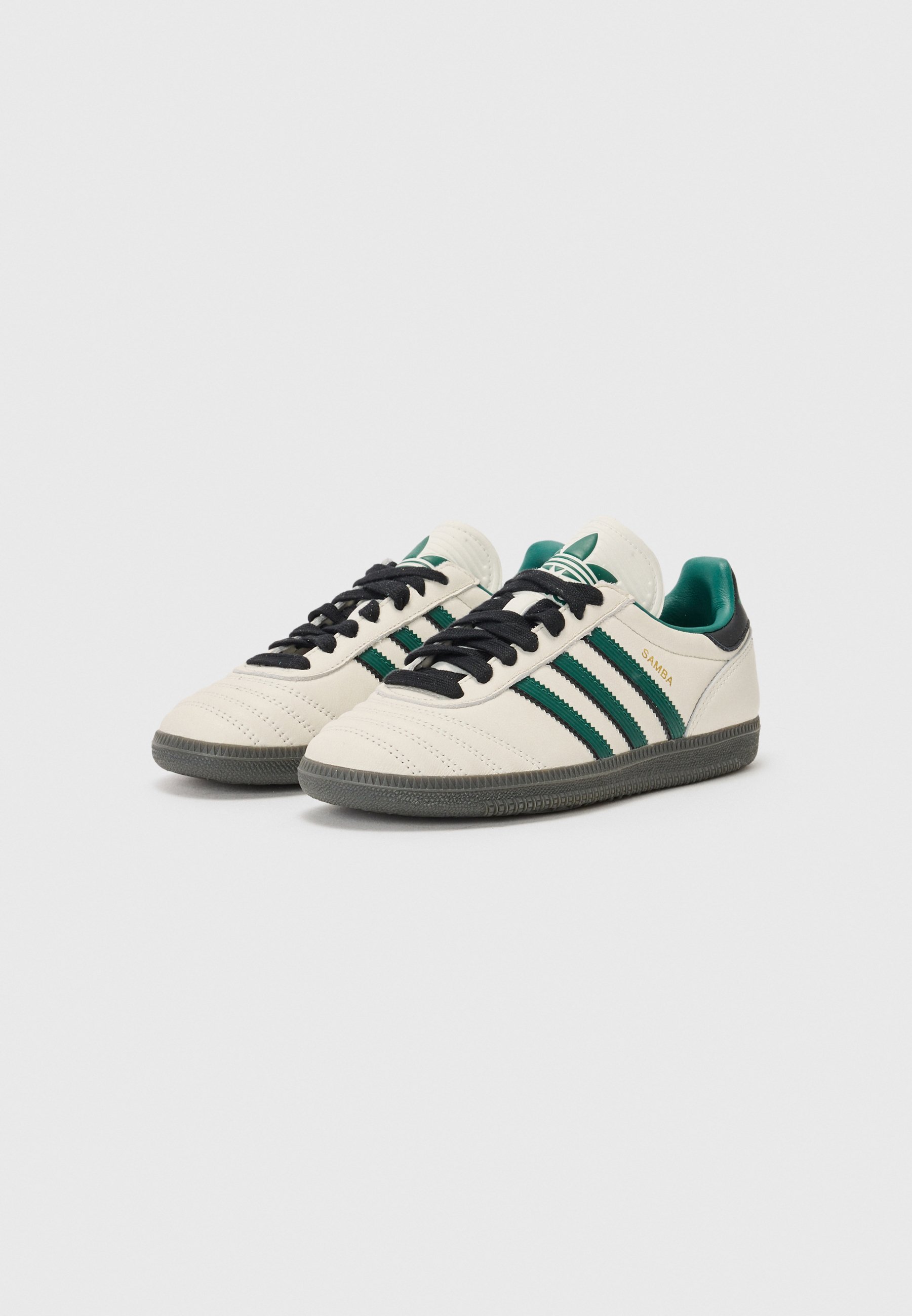 adidas Originals SAMBA UNISEX - Sneakers - core white/collegiate green/carbon