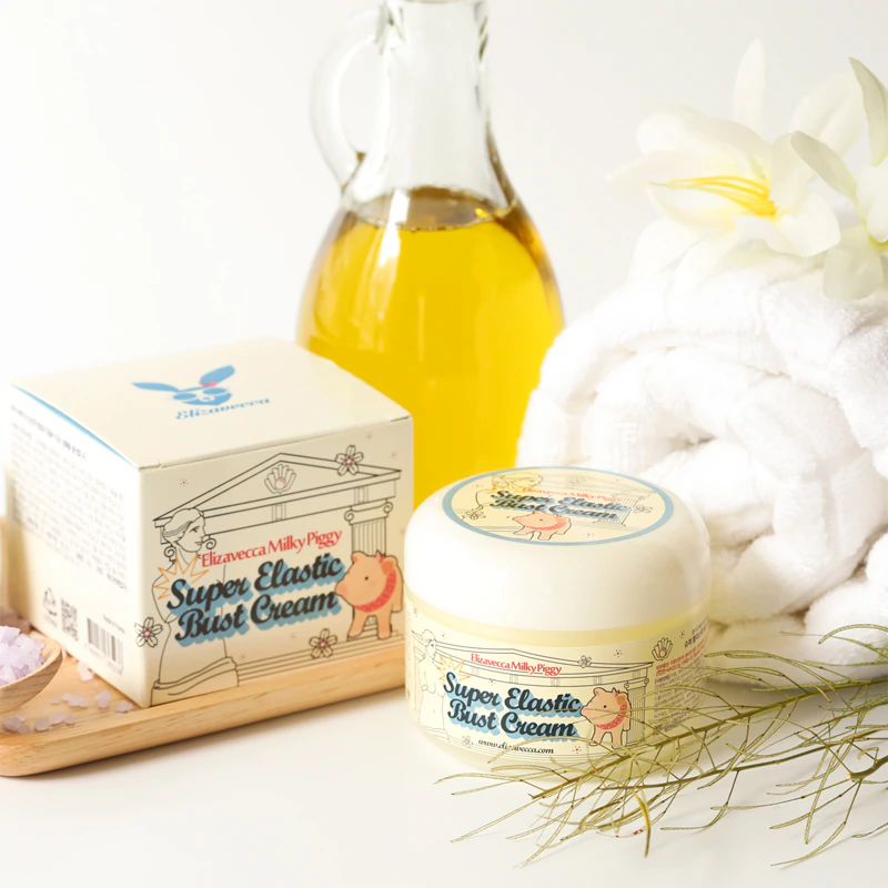 Elizavecca Milky Piggy Super Elastic Brustcreme – Straffende Creme mit Kollagen