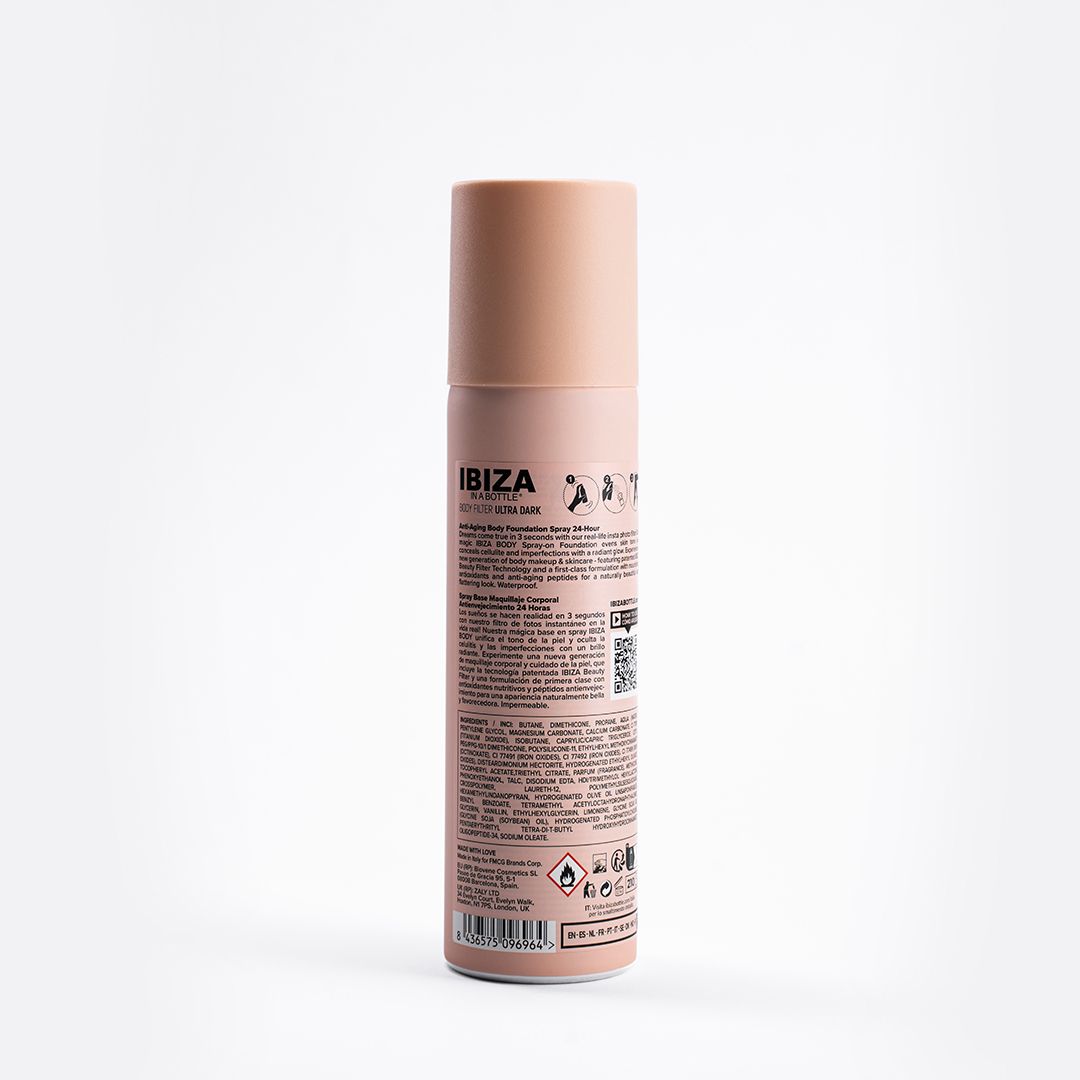 3 sekunžu ķermeņa filtrs Ultra Dark Nude Kājas un ķermenis Sauļotāji
