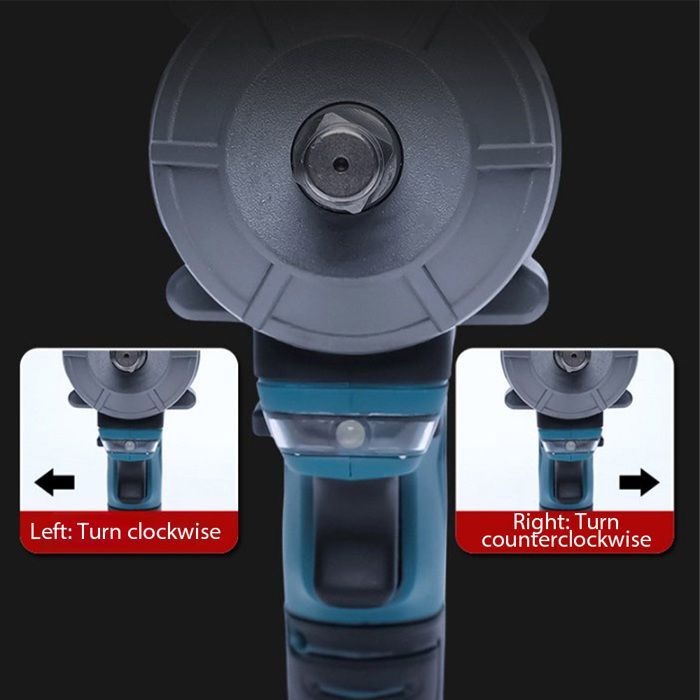 Avvitatore a impulsi elettrico senza fili, coppia di 3000 Nm, velocità variabile, ideale per riparazioni domestiche e progetti fai da te.