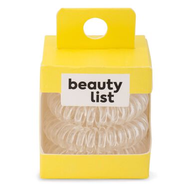 Průhledné neviditelné gumičky do vlasů Beauty List 4 kusy 4 kusy