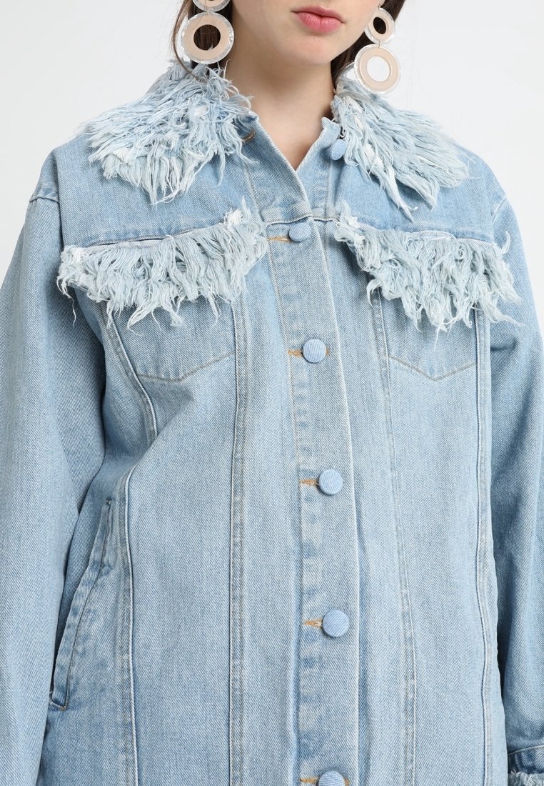 Ksenia Schnaider Jeansjacke - Destroyed Denim
