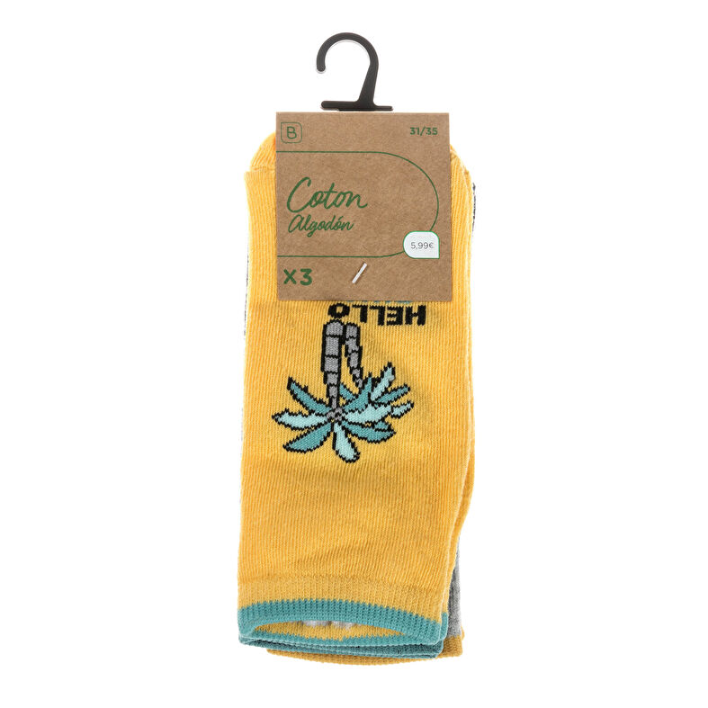 Socken und Strumpfhosen Gelbe Socken