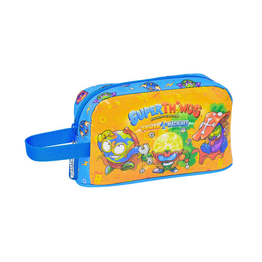 Boîte à lunch isotherme Safta Superthings Série 7, 215 x 65 x 120 mm, bleu/multicolore (M859)