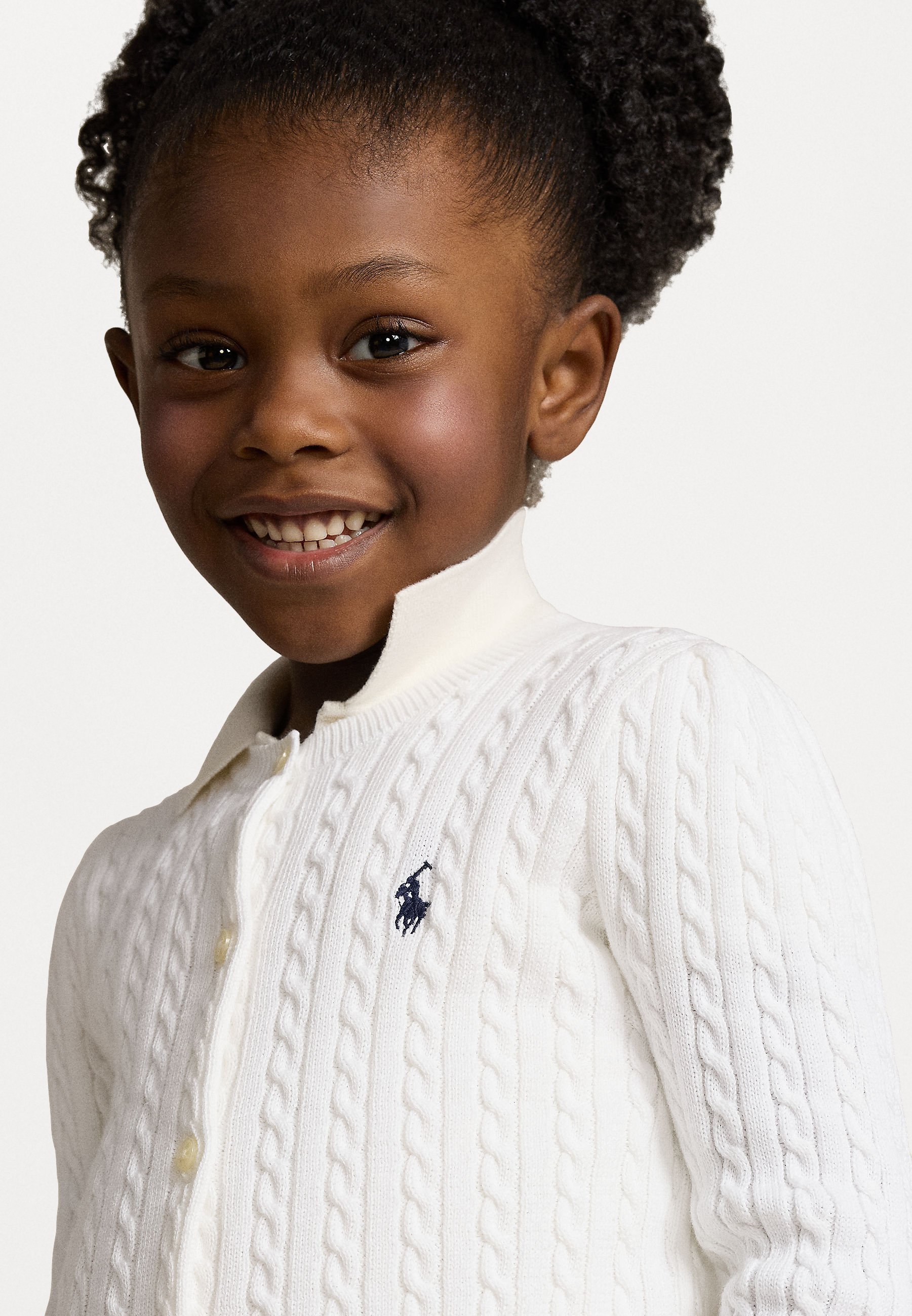 MINI CABLE COTTON CARDIGAN - Kardigan - black/navy