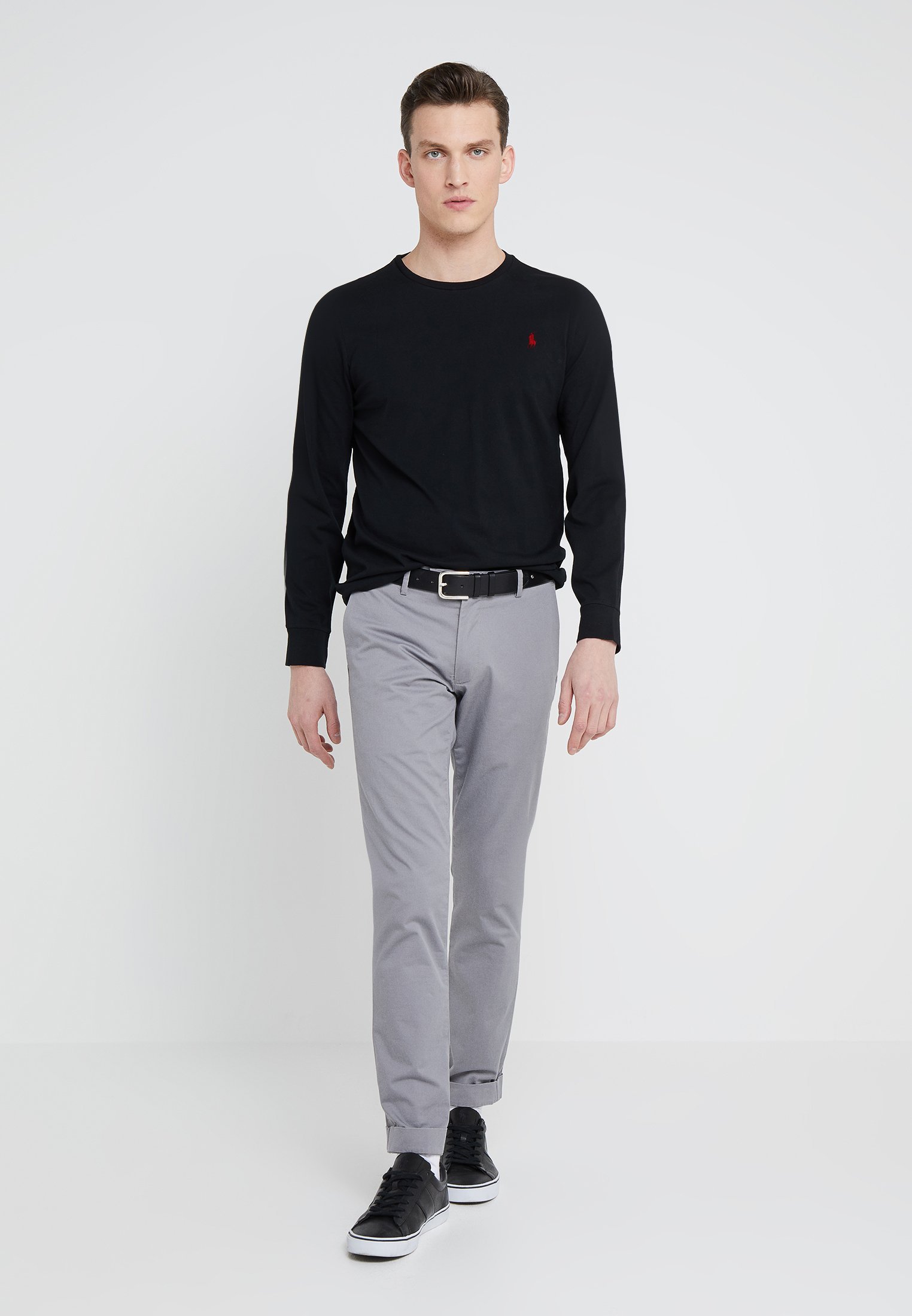 Polo Ralph Lauren LONG SLEEVE - Maglia a maniche lunghe - polo nera