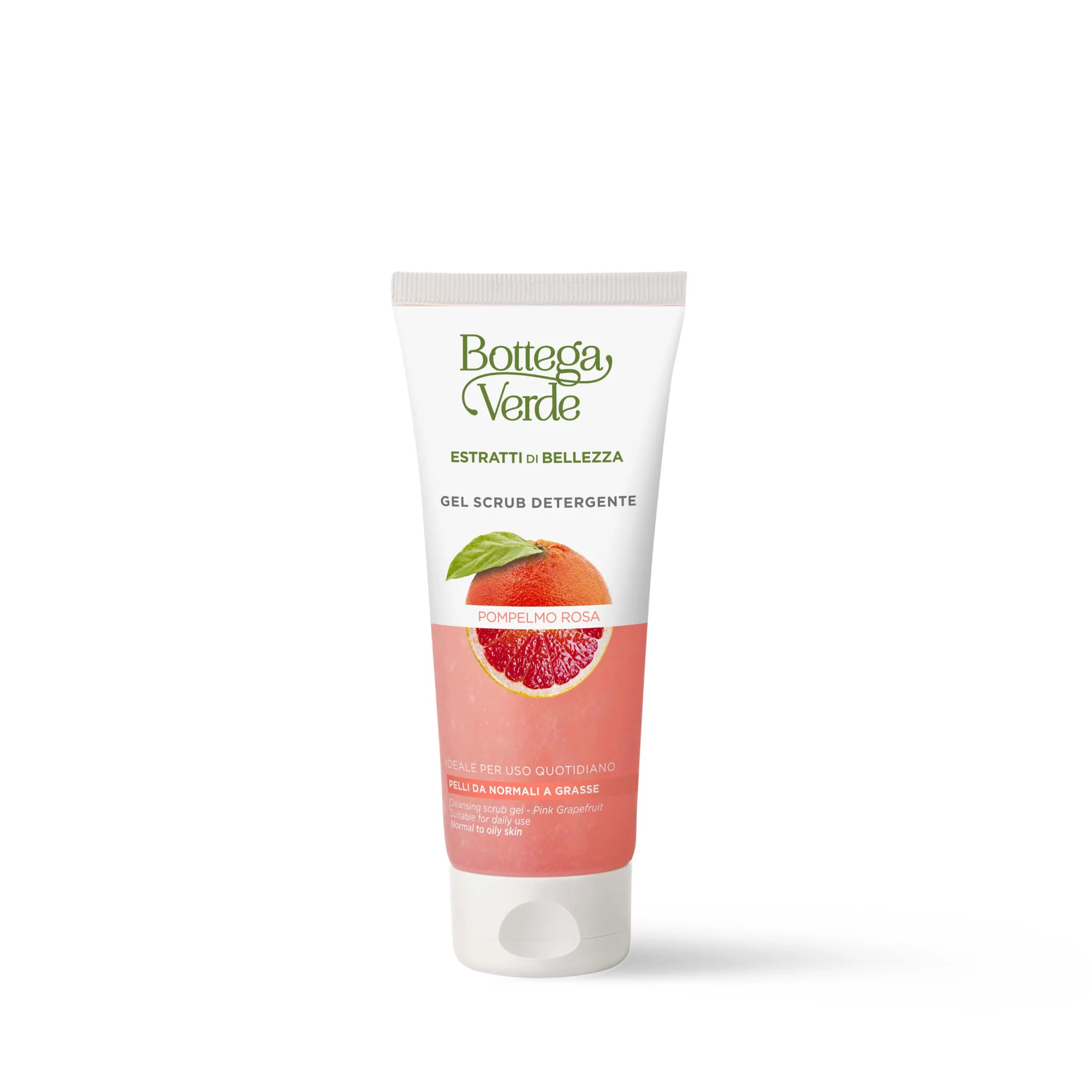 Estratti di bellezza Gel Scrub Detergente - Pompelmo Rosa - Gel detergente viso, Esfoliante viso