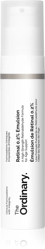 The Ordinary Retinal 0.2% emulsijas serums pretgrumbu serumam ar retinolu