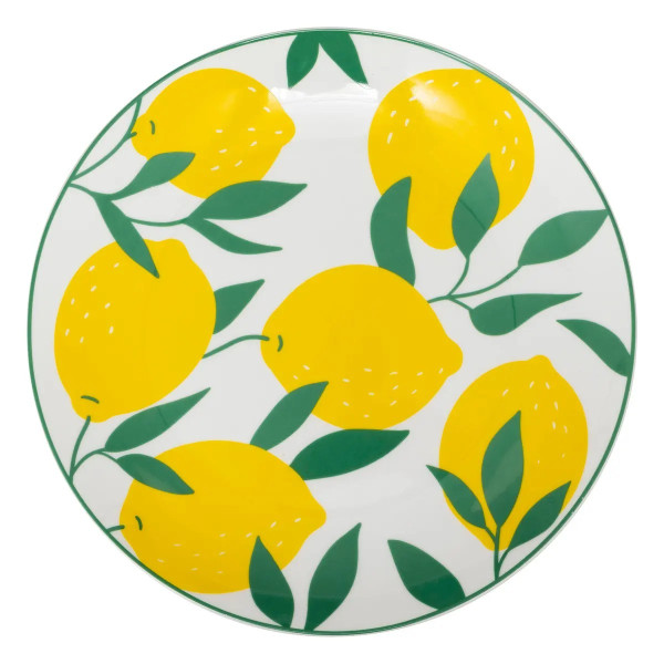 Komplet 6 talerzy obiadowych Lemon 27 cm