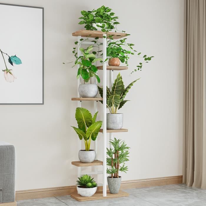 Creative Multifunctional Plant Stand/Flower Staircase for Balcony, Living Room, Office, Garden 36x23.5x106cm