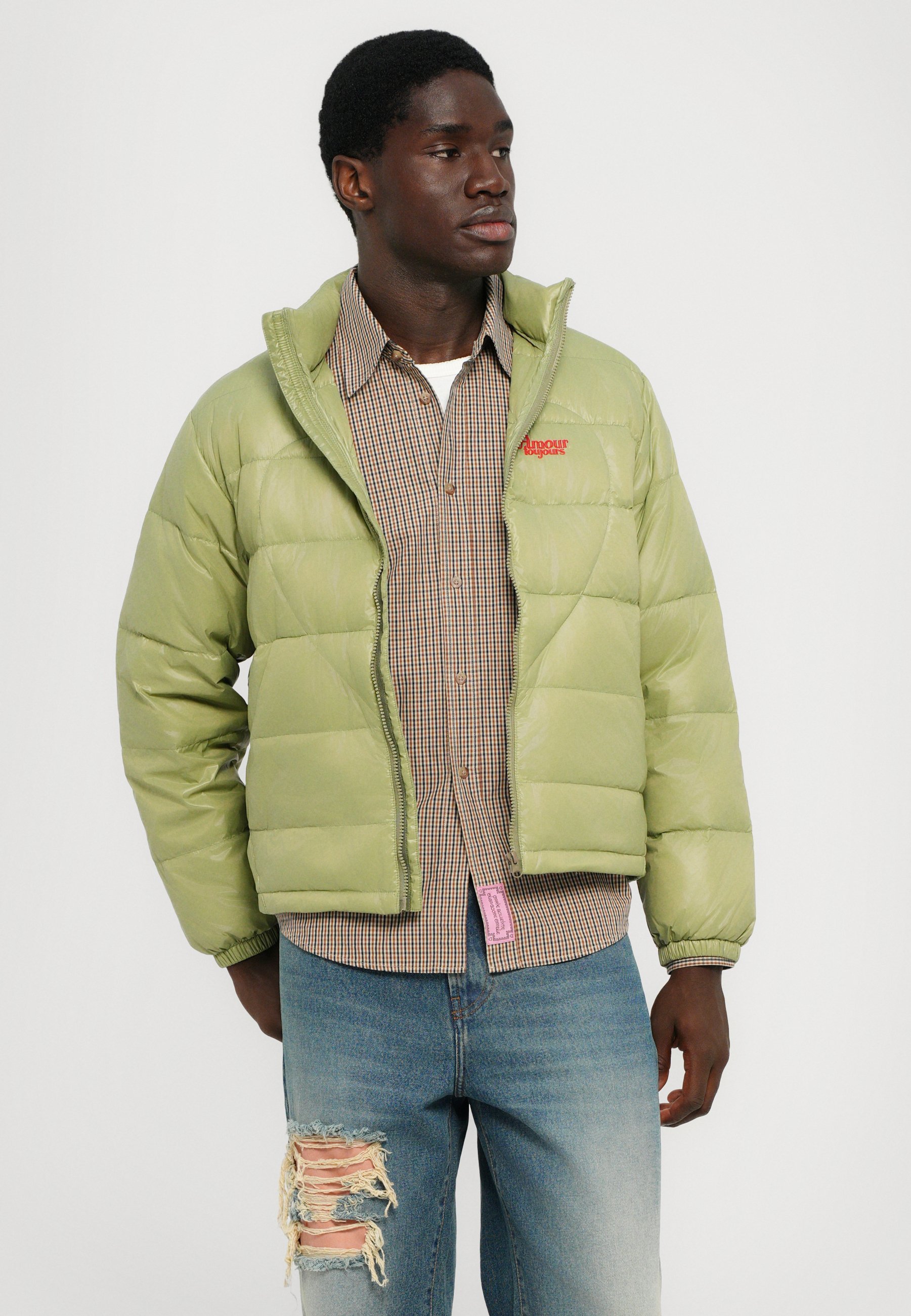Carne Bollente LOVEPUFFER UNISEX - Donsjack - light khaki