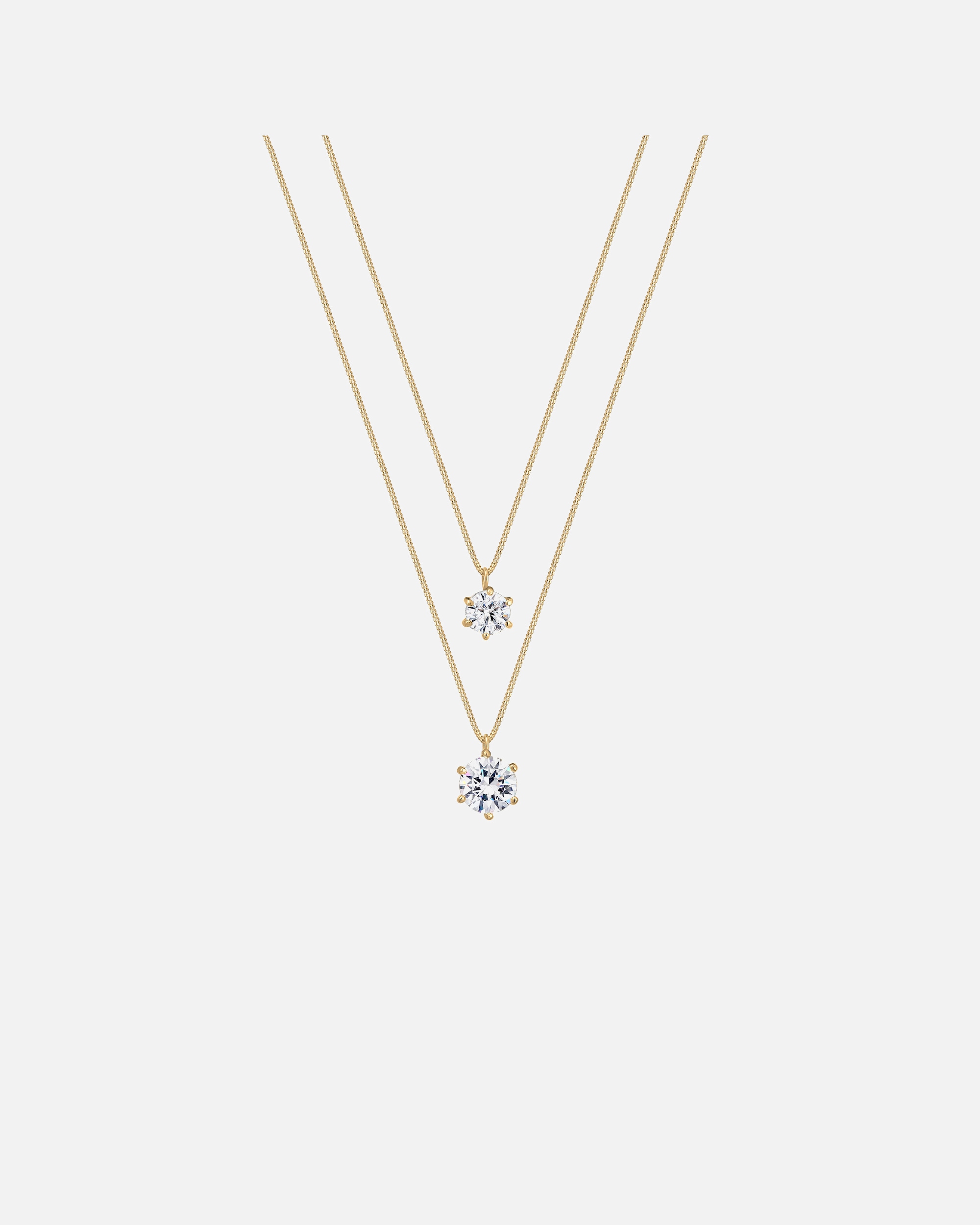 Elli Femmes Char Solitaire Basique Couches Look Tendance avec Cristaux en Argent Sterling 925