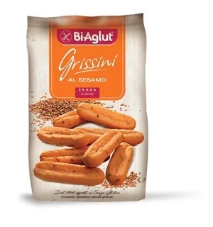 BIAGLUT Bâtonnets de sésame Biaglut 150 g sans gluten