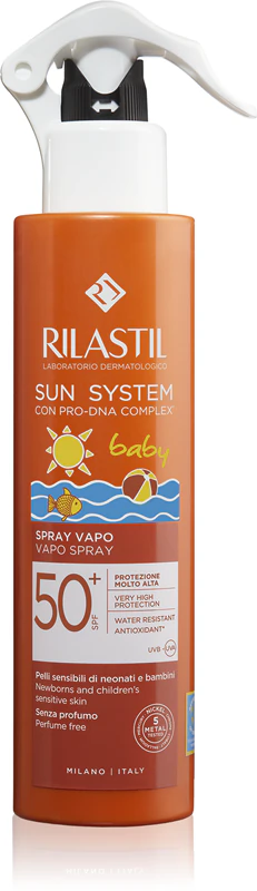 Rilastil Sun System Baby opaľovací sprej pre deti SPF 50+