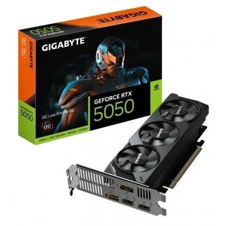 Scheda grafica - GIGABYTE - RTX 5050 OC-8GL - 8 GB GDDR6 - Profilo basso - Raffreddamento silenzioso