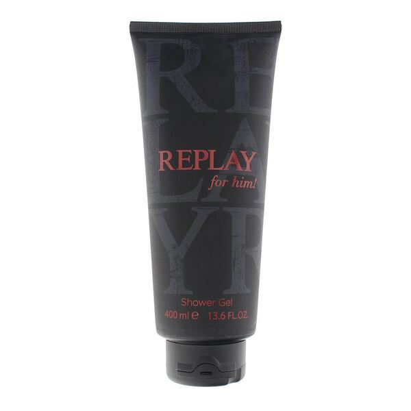 Gel de Banho Replay For Him 400ml | Masculino | Superdrug