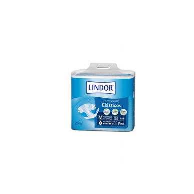 Lindor Elastic sugeriančios sauskelnės, M dydis, 20 vnt.