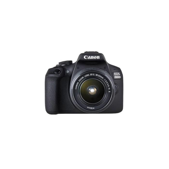 Canon EOS 2000D digitaalinen järjestelmäkamera 24,1 megapikselin APS-C 1080p - 30 kuvaa sekunnissa 3x optinen zoom EF-S 18-55 mm IS II -objektiivi…