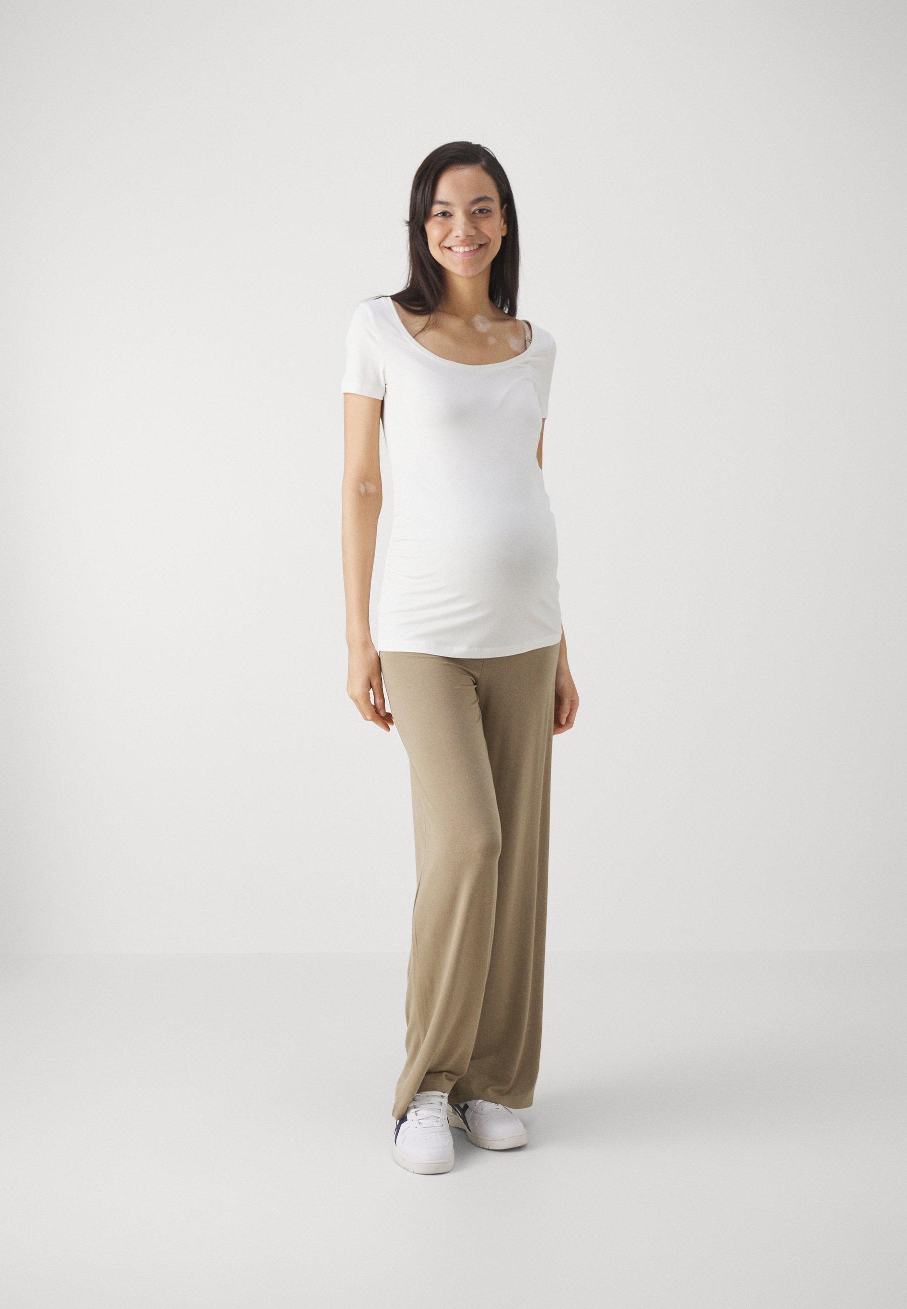 Anna Field MAMA 2 PAKEND - Dressipüksid - must/khaki