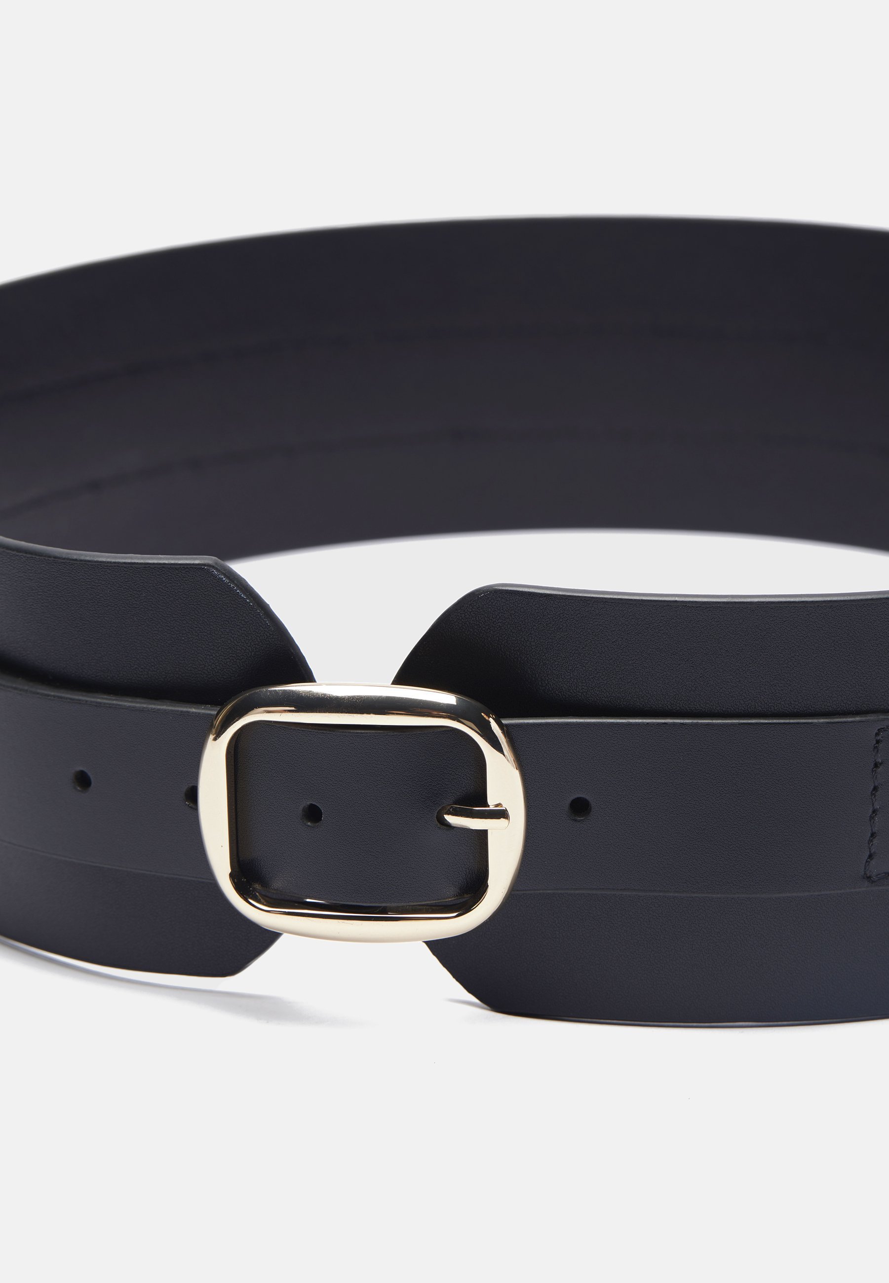 Zign LEATHER - Tailleband - zwart/goudkleurig