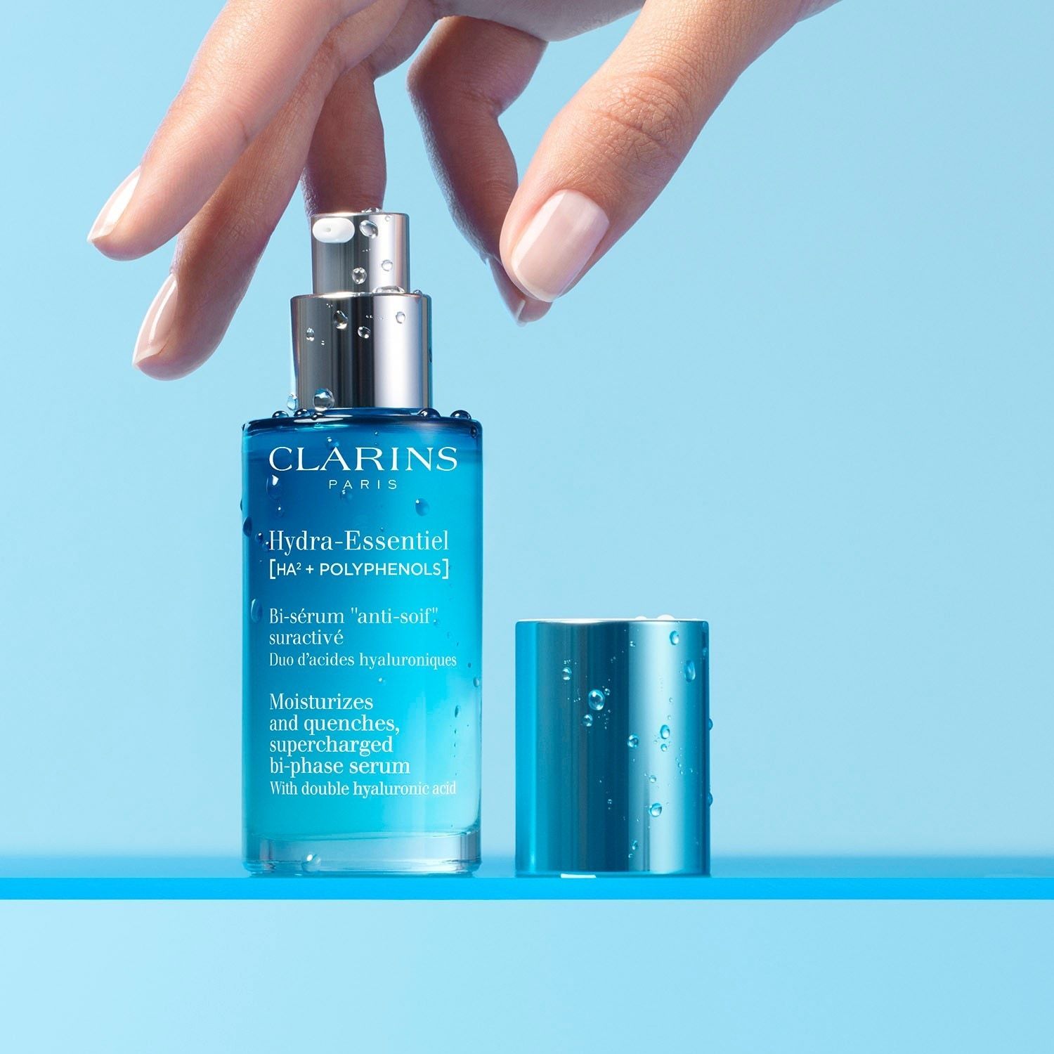 Clarins Hydra-Essentiel HA² Hydra-Essentiel [HA²] dvofazni serum – 30 ml