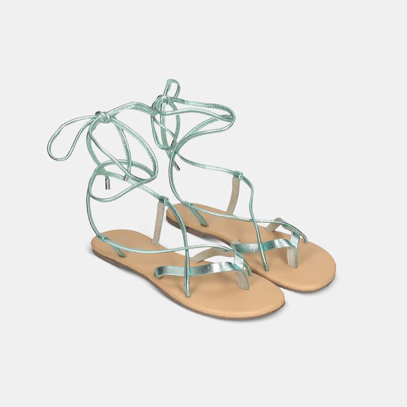 Damsandaler i nubuck