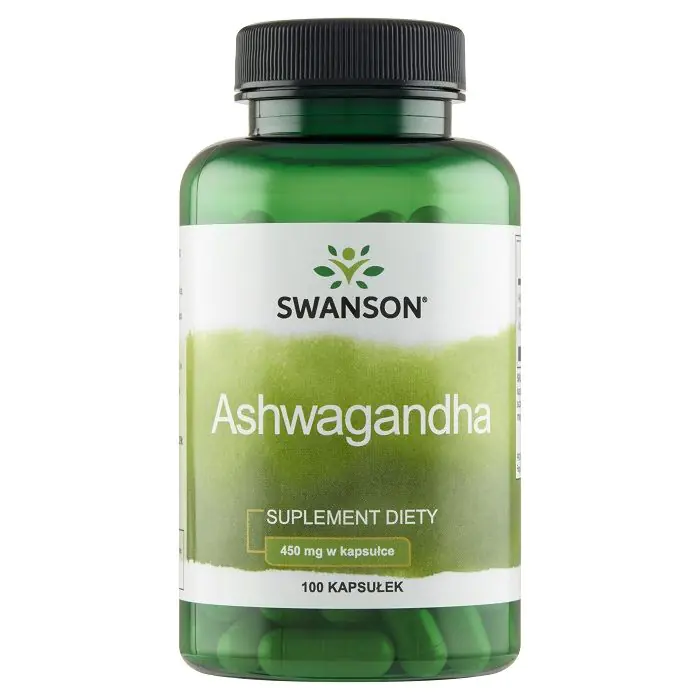 Swanson Ashwagandha 450 mg Kapsułki
