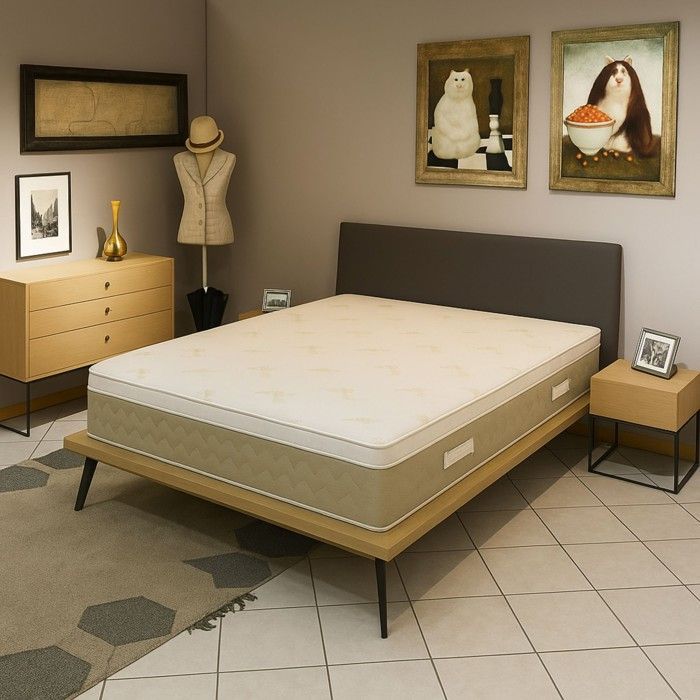 Matrasbeschermer 140x200 cm - Extra zacht en afneembare hoes - JULIEN BEDDING - POLYSOF Matrasbeschermer