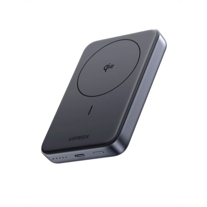 Bateria externa com tecnologia Qi - UGREEN - 10.000 mAh - 30 W - Preta