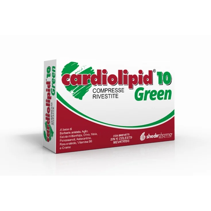 SHEDIR Cardiolipid 10 Groen 30Cpr Rev