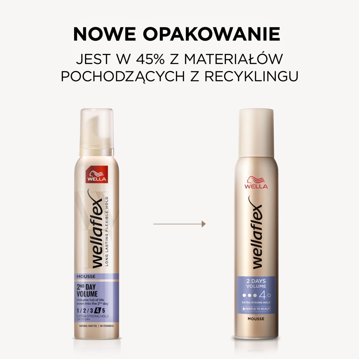 Mousse Capilar Wella 200ml Volume em 2 Dias