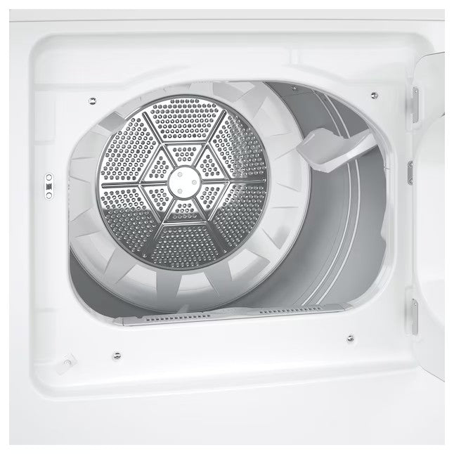 GE 7,2-cu ft elektrisk tørretumbler (hvid)