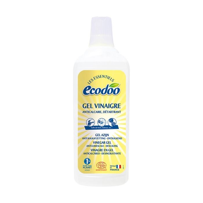Spray decalcificante in gel biologico a base di aceto bianco - 750 ml - ECODOO