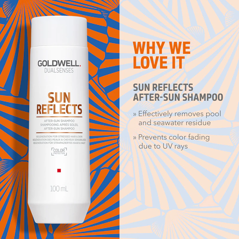 Kit de viagem Goldwell Dualsenses Sun Reflects para cabelos expostos ao sol