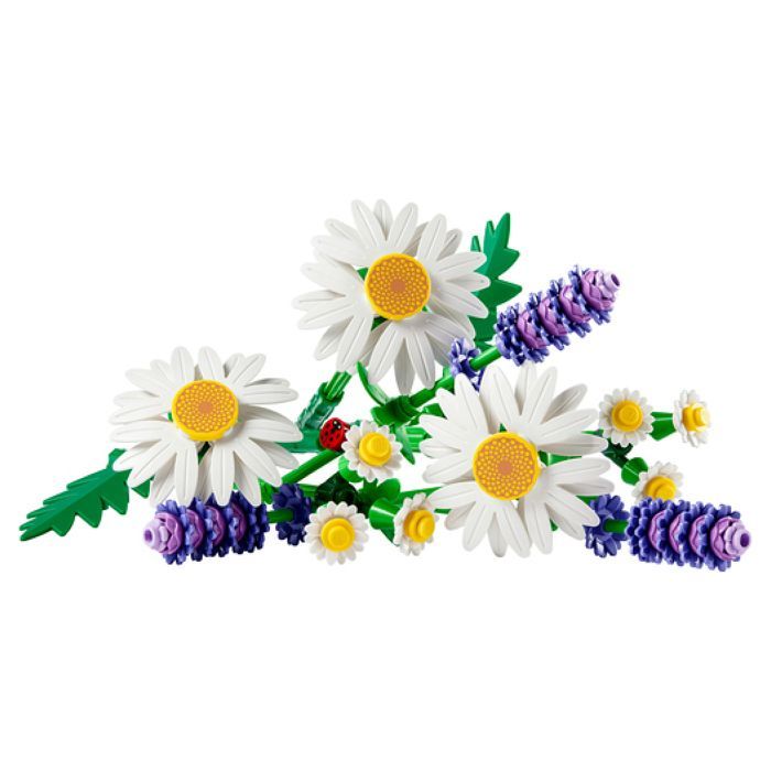 LEGO Botanicals 11508 Margherite - Set di bouquet artificiali per bambini dai 9 anni in su - Fiori colorati