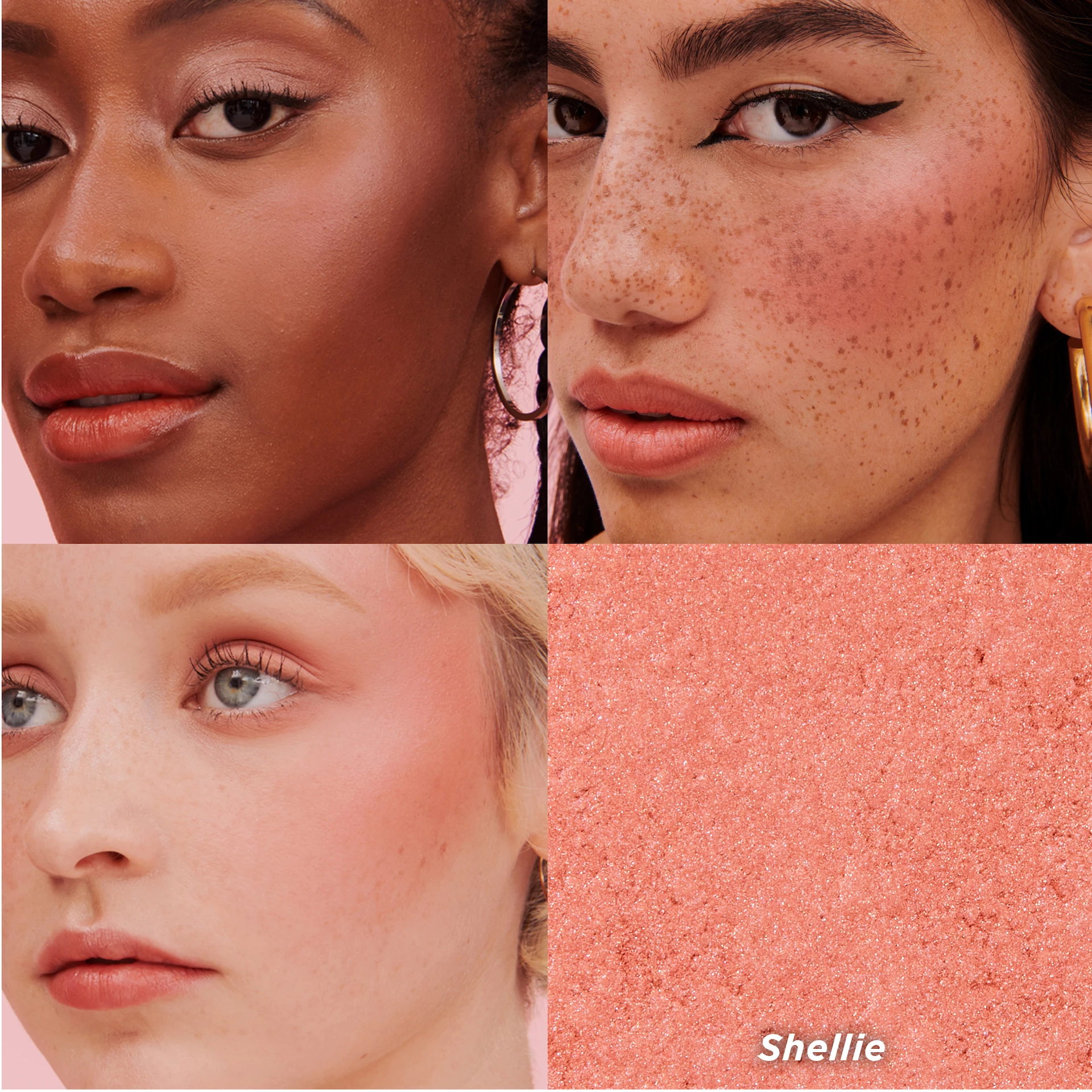 Shellie Mini Blush Roz Mediu - Benefit