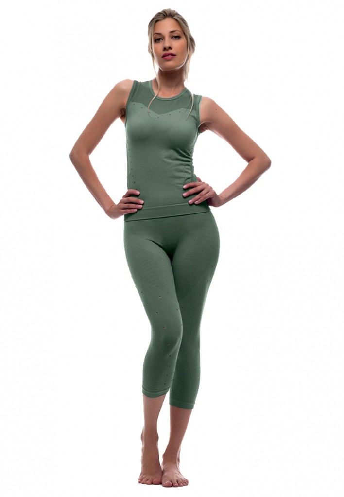  Namasté Anaissa Leggings and Sports T-Shirt Set with Emana Fiber