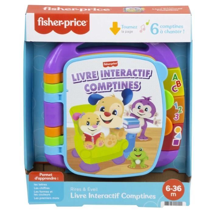 Fisher-Price - Interactief kinderliedjesboek - Babyboek - 6 maanden en ouder CDH39