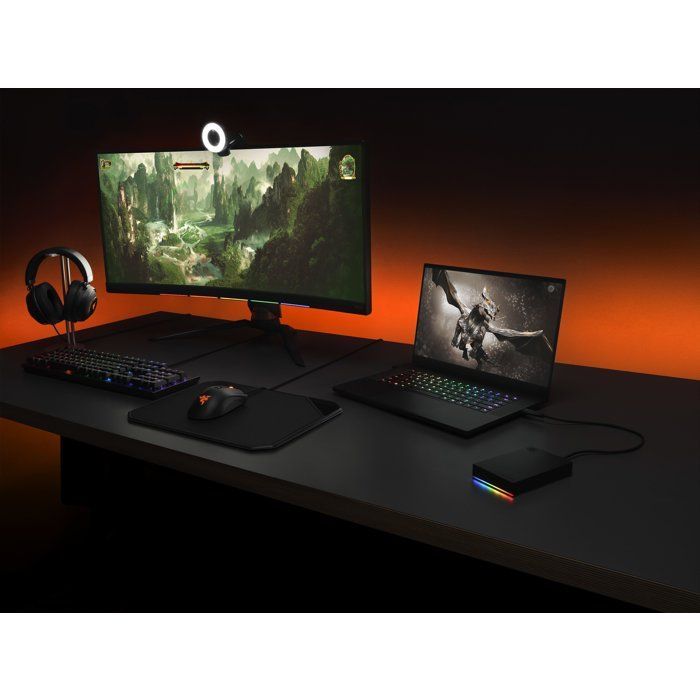 Disque dur externe - SEAGATE - Game Drive FireCuda STKL5000400 - 5 To - 3.2 Gen 1 - Noir