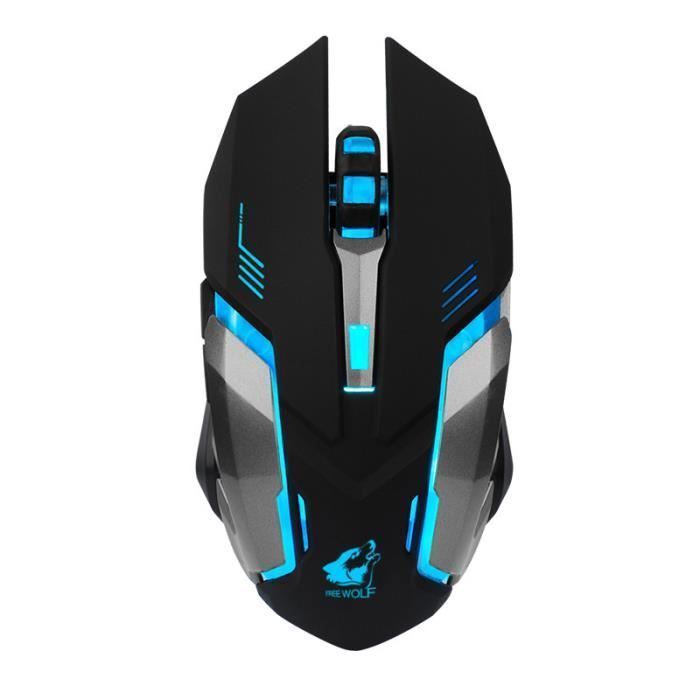 Ratón para juegos - Pro Gamer - H17 - 4000 dpi - Con cable - Ergonómico - Retroiluminado