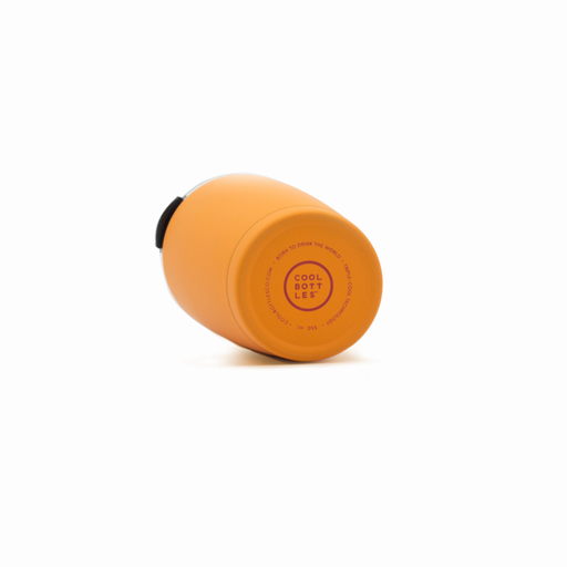 Cool Bottles Thermobecher aus leuchtend orangefarbenem Edelstahl