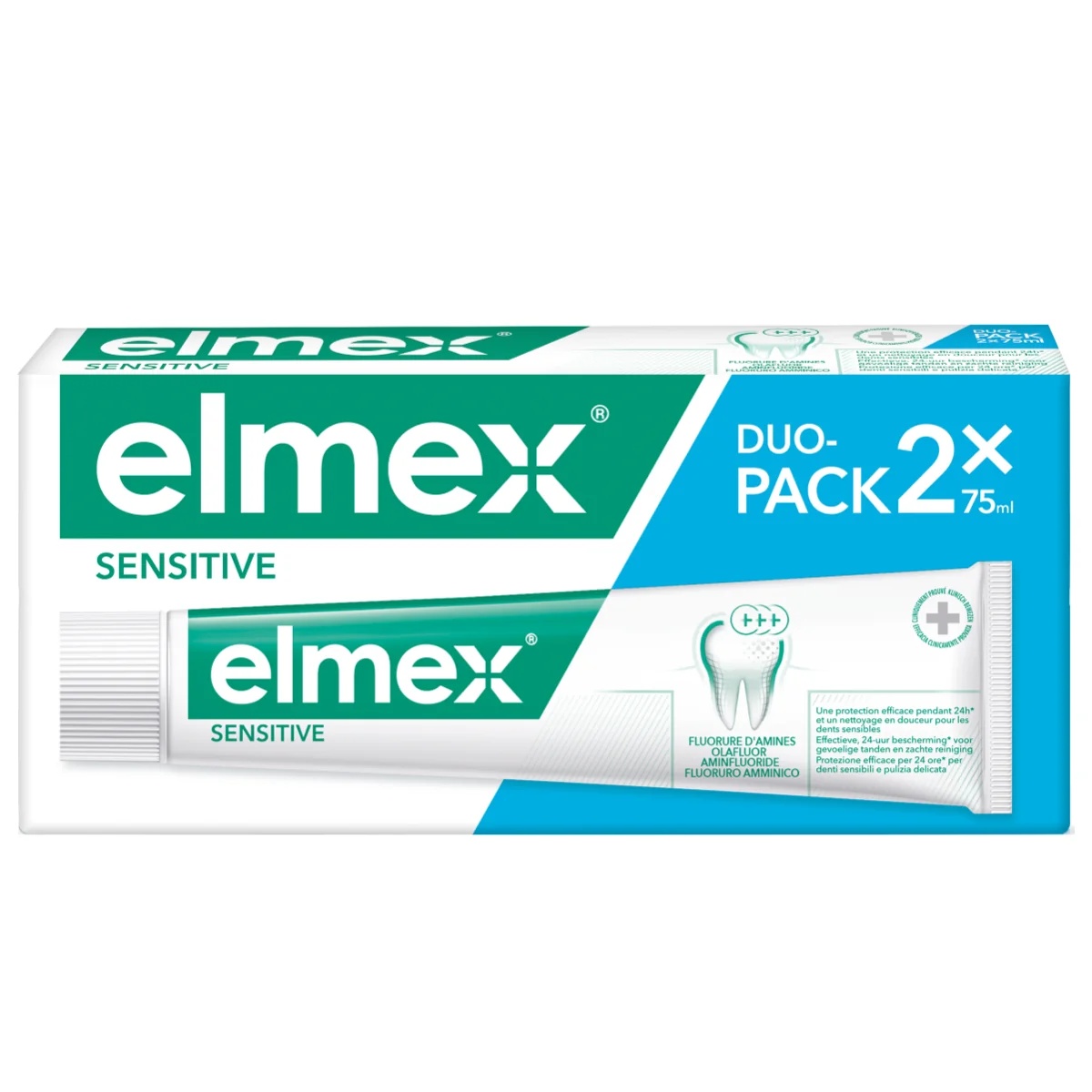 ELMEX Elmex Sensitive Bitubo 75 ml Dents sensibles