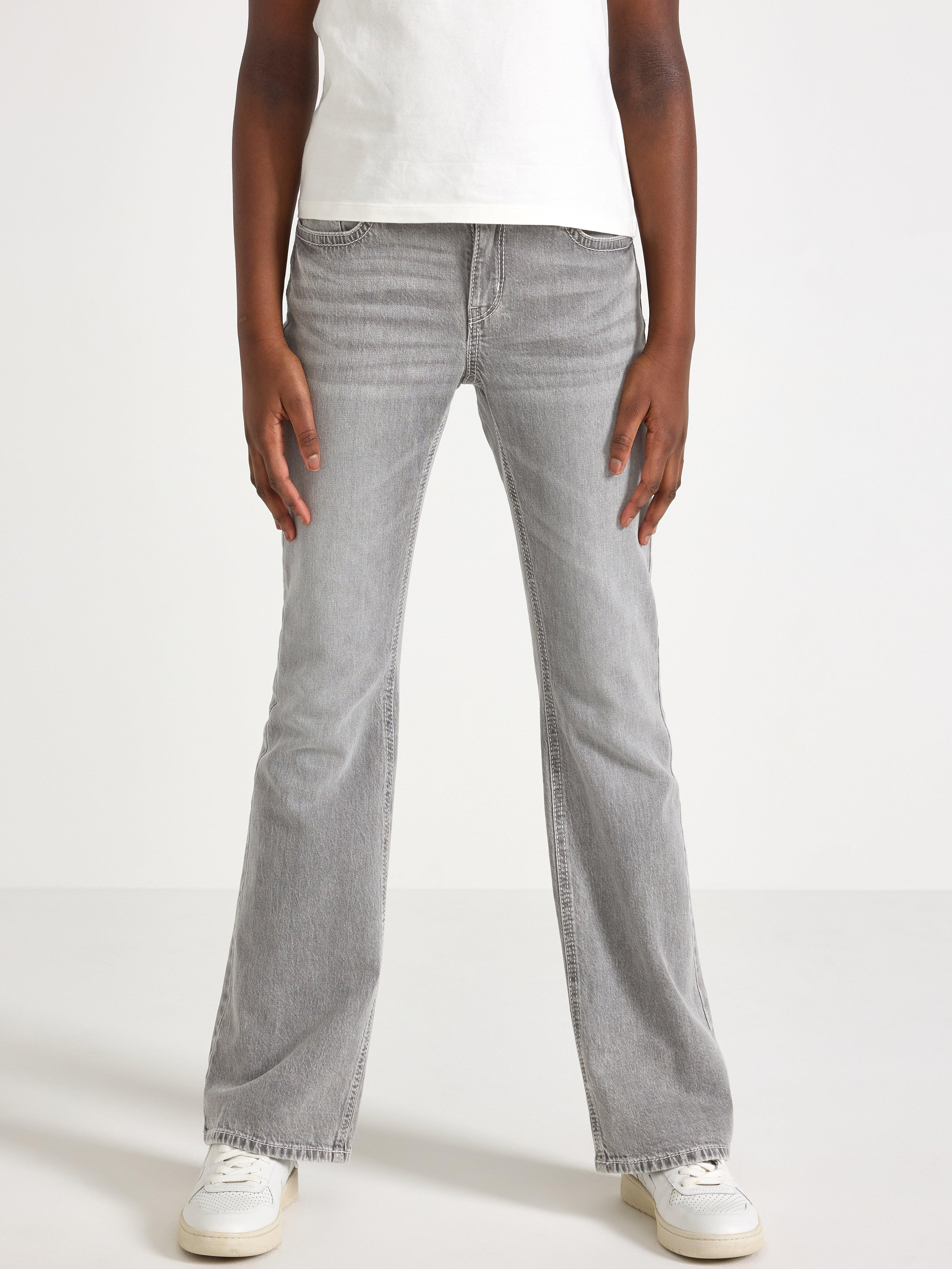 Pantalones vaqueros acampanados FREJA grises