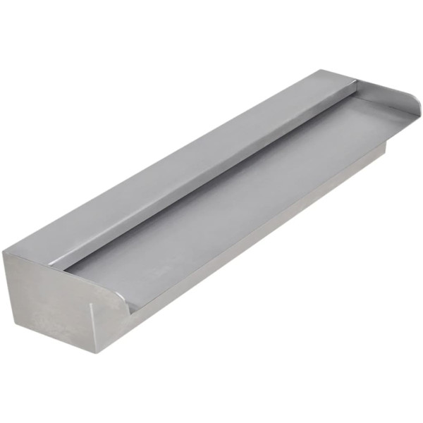 Fontanna Srebrny 45 cm Stal nierdzewna bez LED vidaXL