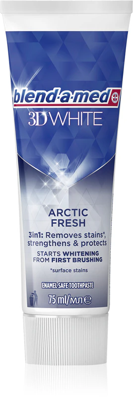 Pasta de dentes clareadora Blend-a-med 3D White Arctic Fresh
