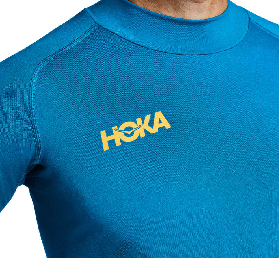 HOKA Capa intermedia de lana merino Diva Blue