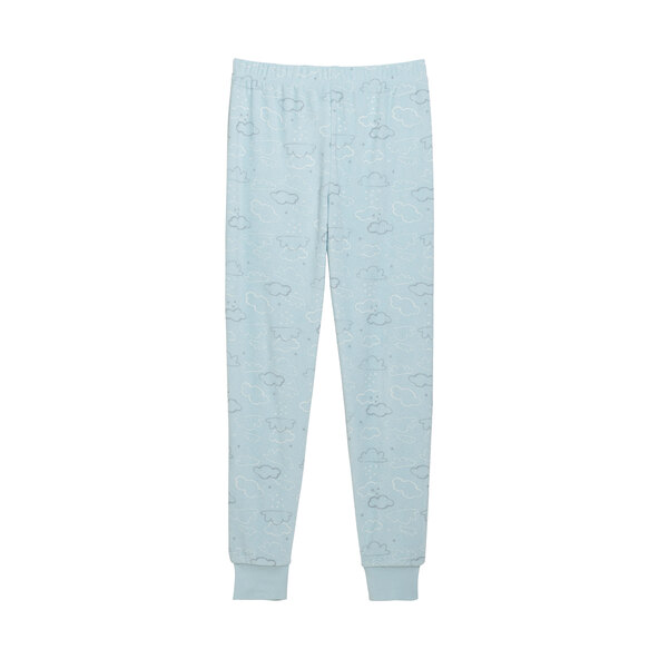 Froté pyžamo, růžovo-bílé, velikost 86/92, sada 2 kusů