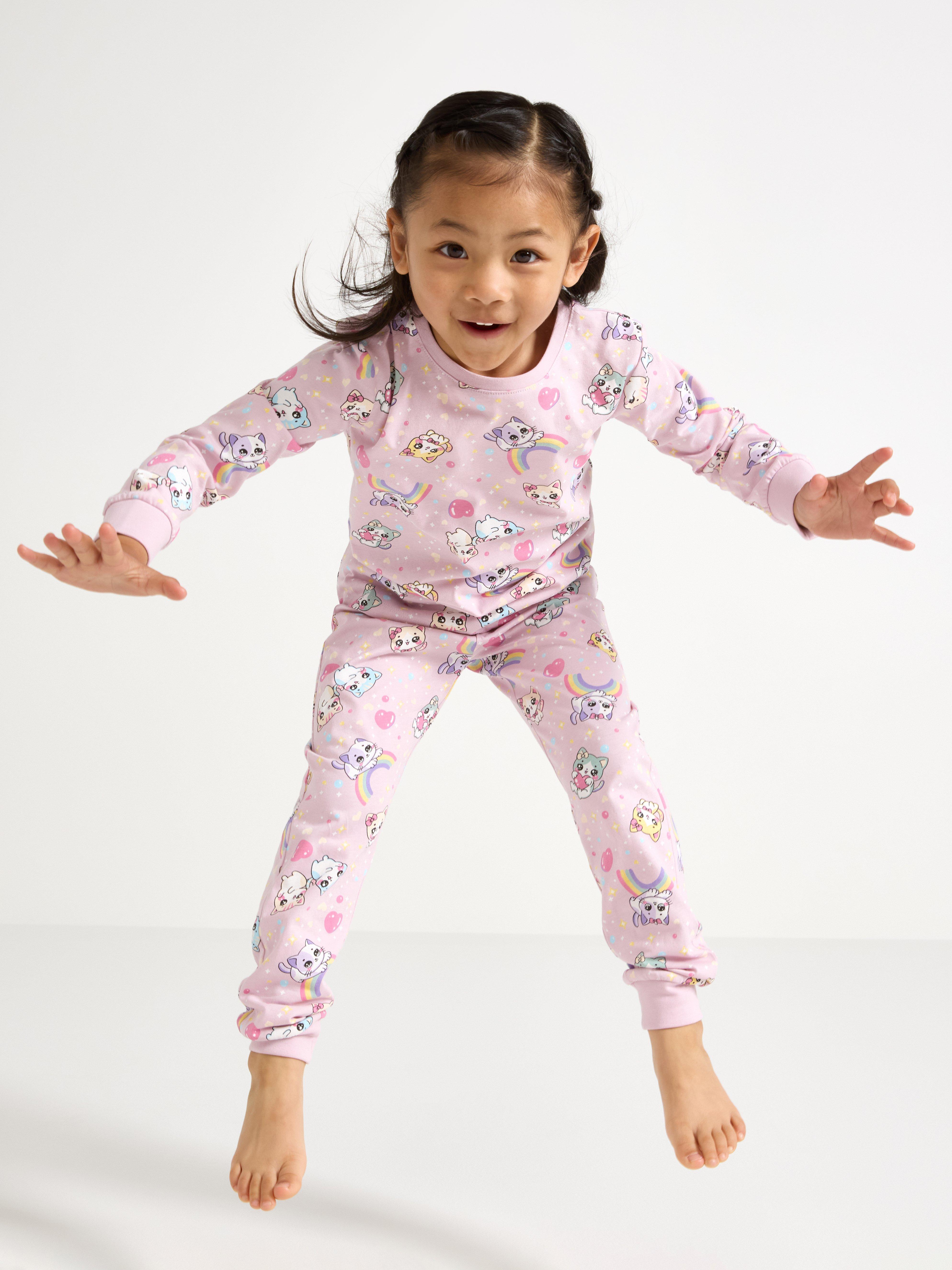 Conjunto de pijama rosa-claro