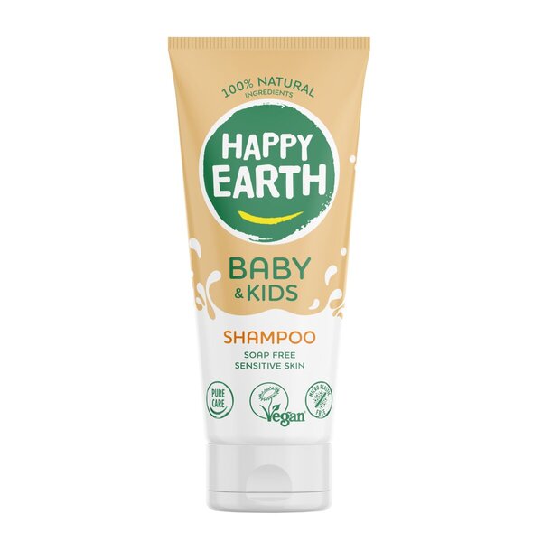 Happy Earth Baby & Kids 100% Φυσικό Σαμπουάν<br>200ml