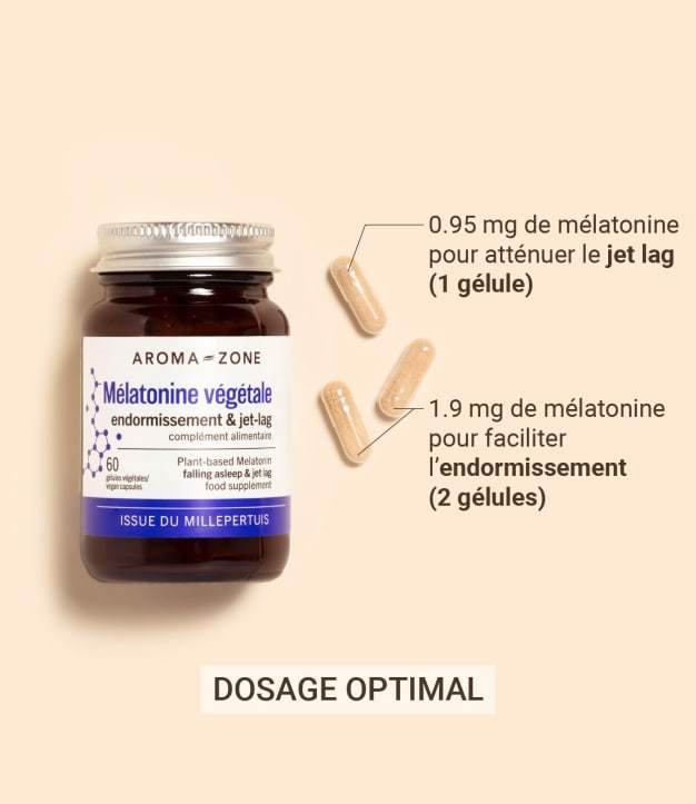 Melatonina naturale di origine vegetale - 60 capsule - Integratore alimentare